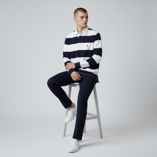 M3 Long Sleeve Rugby Shirt