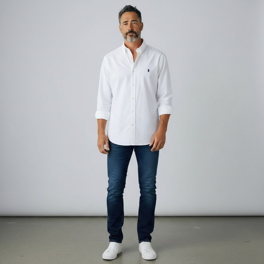 Slim Fit Stretch Poplin Shirt