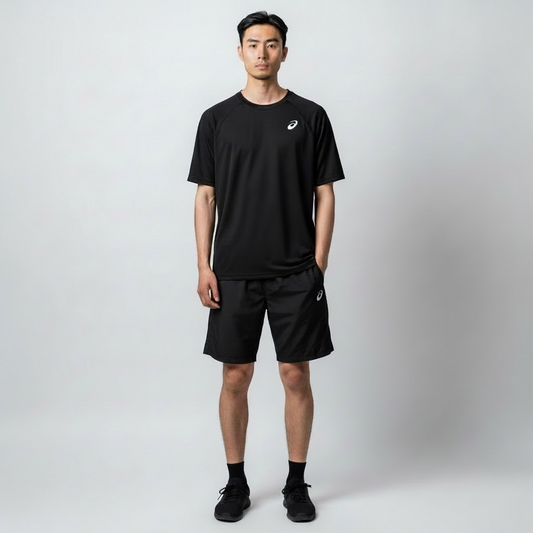 Black Asics Performance Set