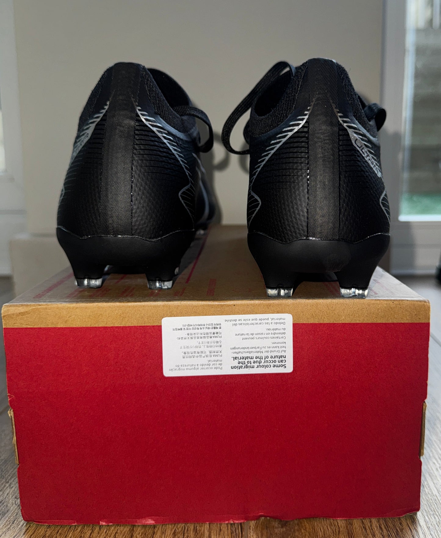 Blaack Puma Football Boots - Size 10