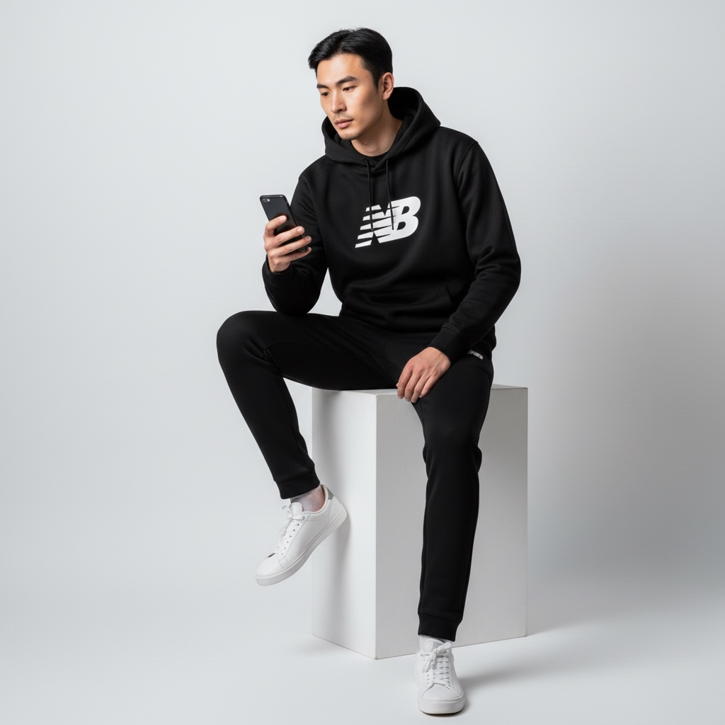 Black New Balance Tracksuit
