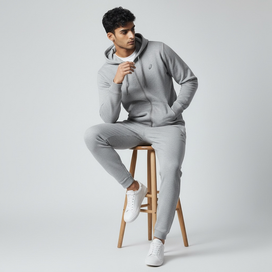 Grey Asics Tracksuit