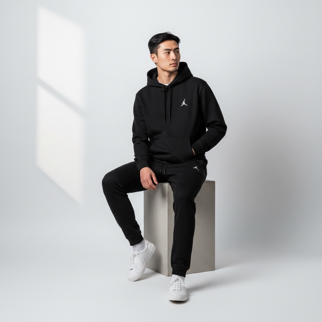 Black Jordan Tracksuit
