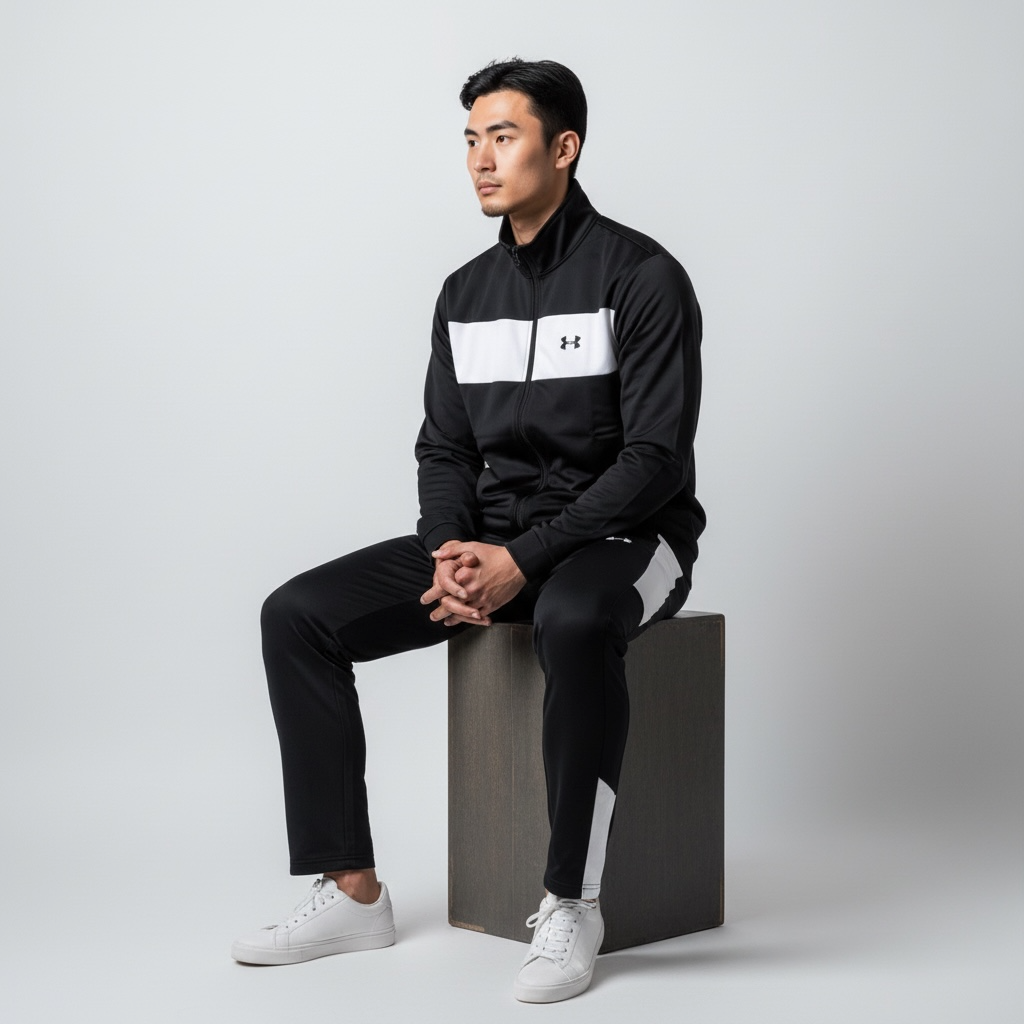 Black & White Tracksuit