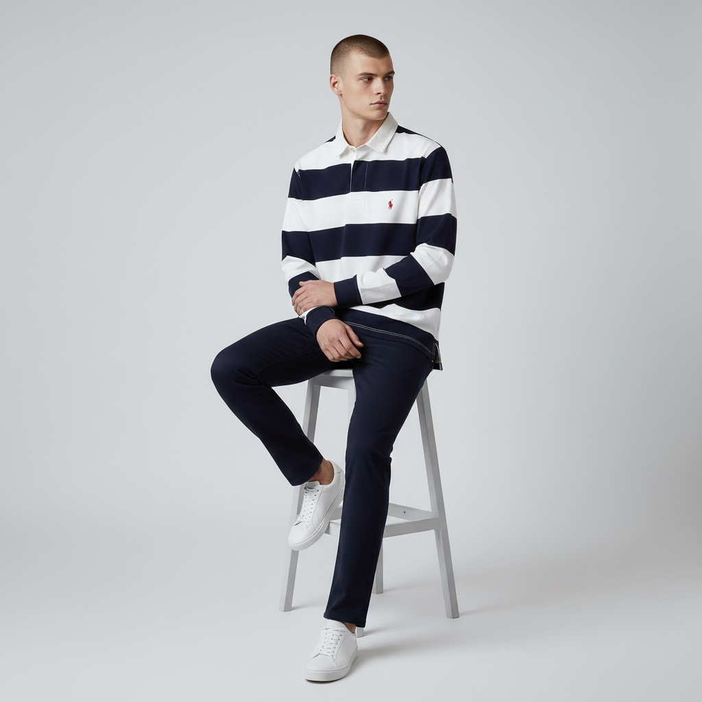 M3 Long Sleeve Rugby Shirt