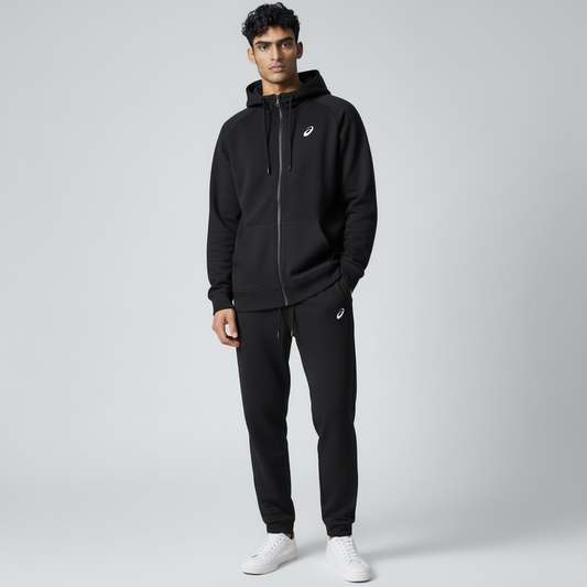 Asics Club Fleece Black Tracksuit