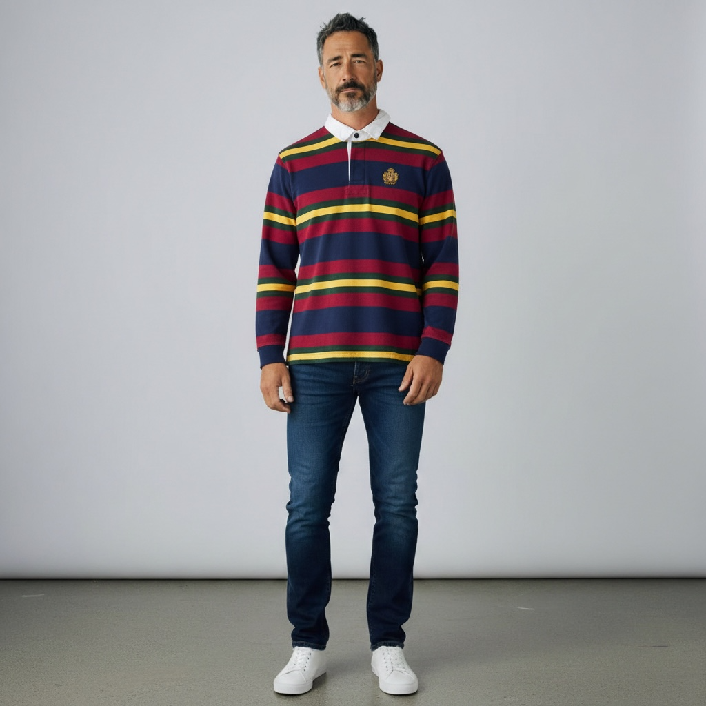 Classic Fit Polo Crest Rugby Shirt