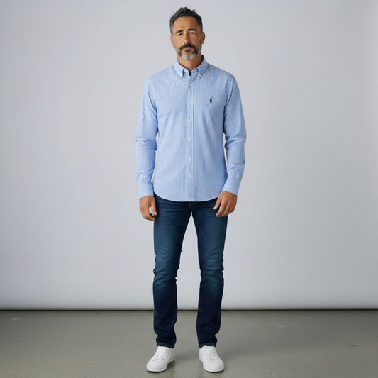 Slim Fit Stretch Poplin Shirt