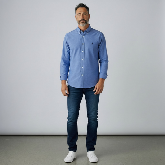 Slim Fit Stretch Poplin Shirt