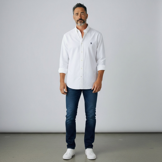 Slim Fit Stretch Poplin Shirt