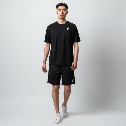 Black Asics Performance Set