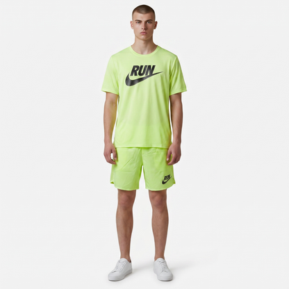 Nike Dri-fit Yellow Run Set