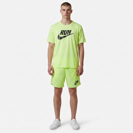 Nike Dri-fit Yellow Run Set