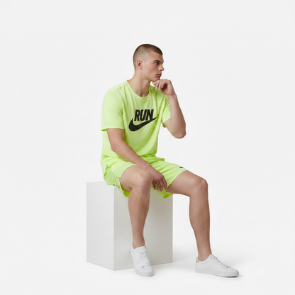 Nike Dri-fit Yellow Run Set